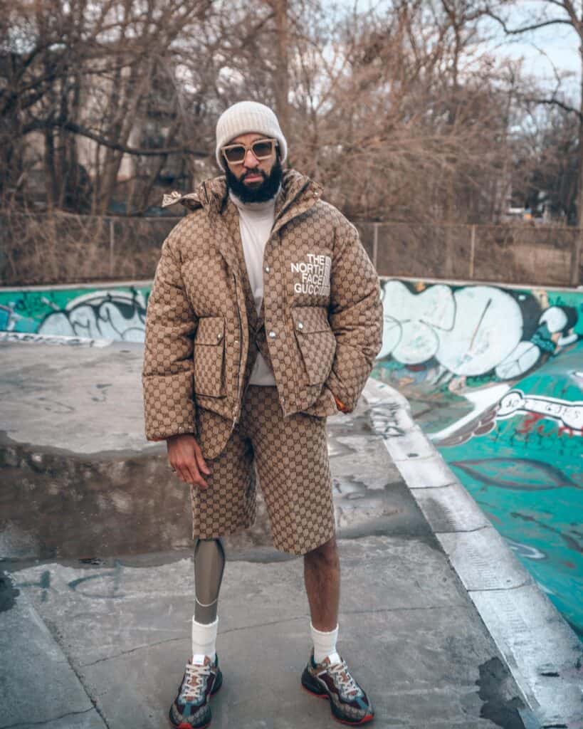 Fashion icon Quin, TQ Bonner, gucci, Louis Vuitton, Tom Ford, Prada, Fendi, fashion, beauty, North Face